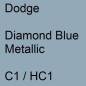 Preview: Dodge, Diamond Blue Metallic, C1 / HC1.